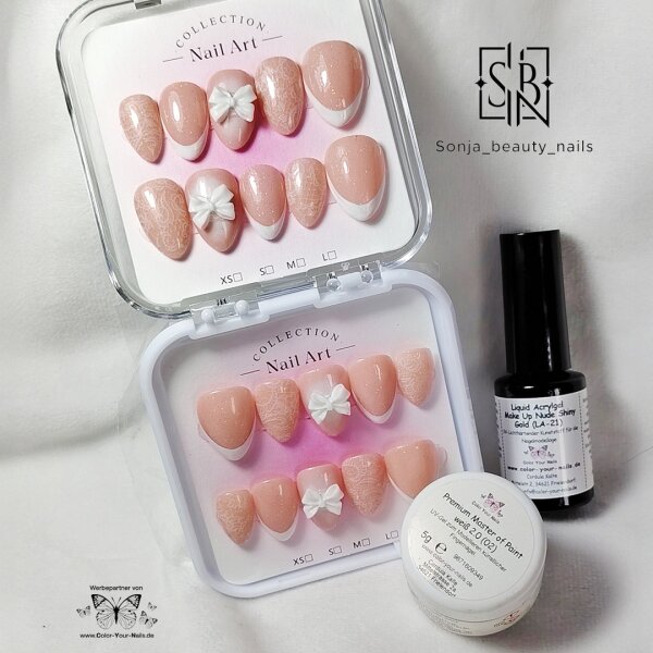 Liquid Acrylge Make Up Nude Shiny Gold (LA-21)