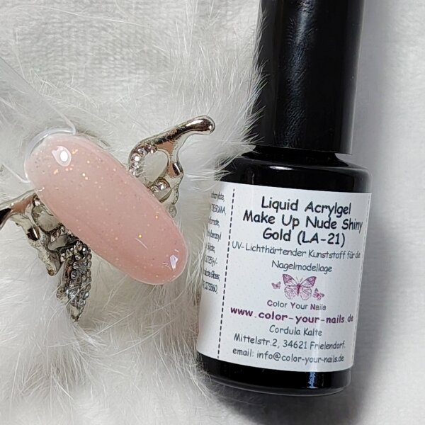 Liquid Acrylge Make Up Nude Shiny Gold (LA-21) 5ml...