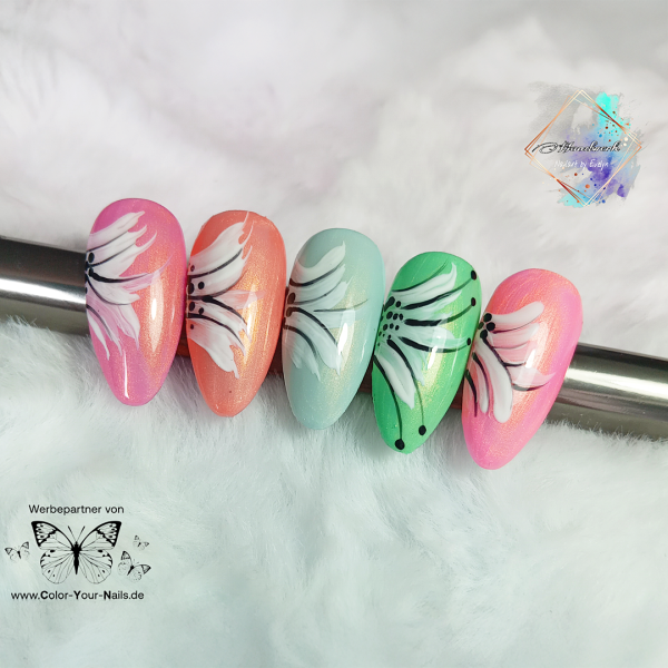 Farbgel Satin Gold – 5er Set Farben unserer Wahl