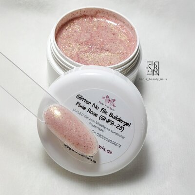 Glitter No file Buildergel Pixie Rose (GNFB-23)