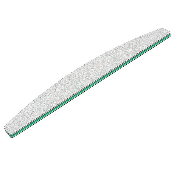 Weiße Halbmondfeile, Nagelfeile 100/100 Grit,...