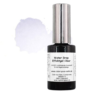 Water Drop Gel, 15ml Pinselflasche Clear Waterdropgel