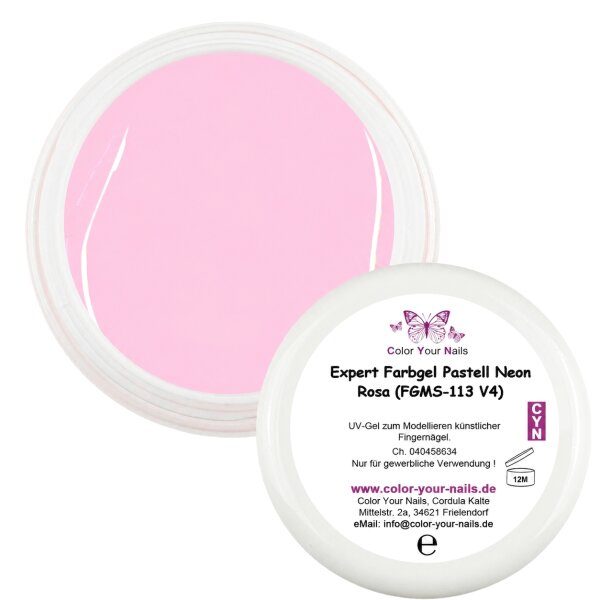 Expert Farbgel Pastell Neon Rosa (FGMS-113 V4)