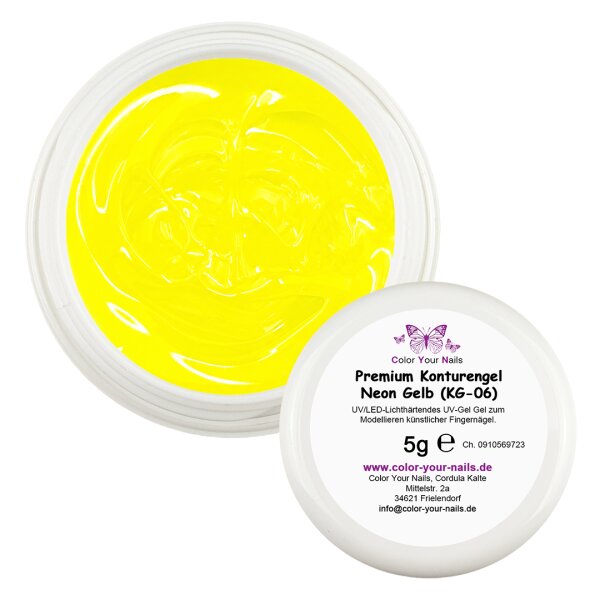 Premium Konturengel. NEU Neon Gelb (KG-06)