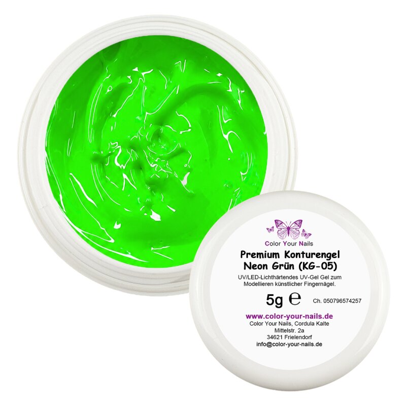 Premium Konturengel. NEU Neon Grün (KG-05)
