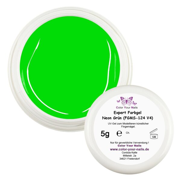 Expert Farbgel Neon Grün (FGMS-124 V4)