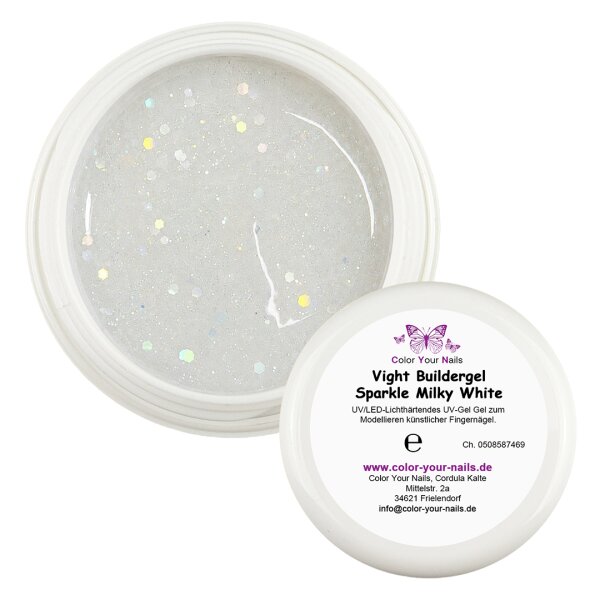 Vight Buildergel Sparkle Milky White
