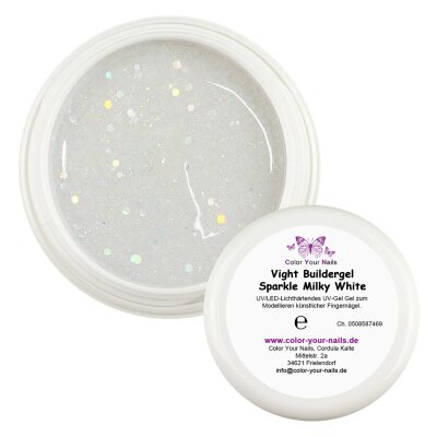 Vight Buildergel Sparkle Milky White