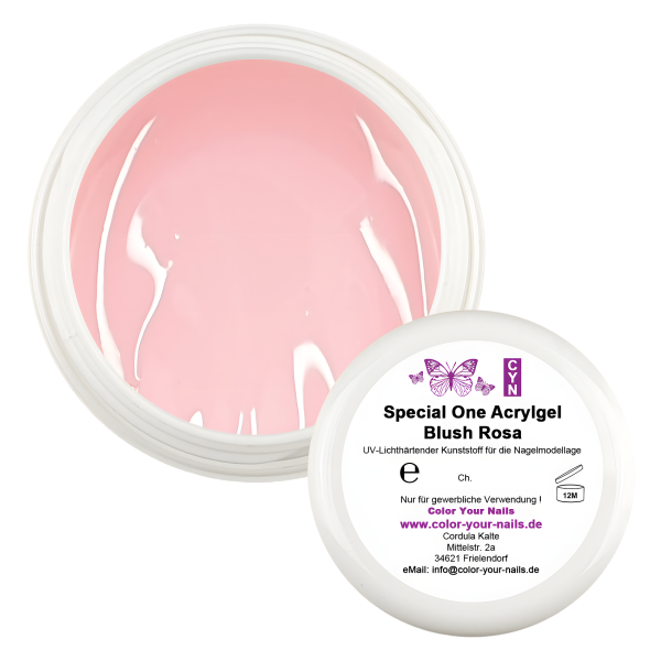 STUDIOGRÖßE: Special One Acrylgel Blush Rosa