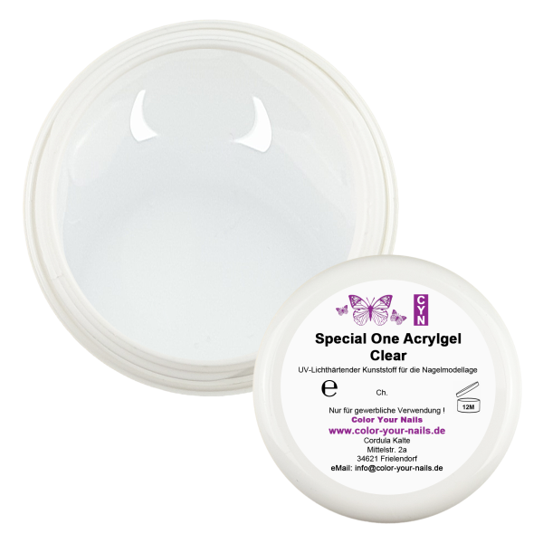 STUDIOGRößE: Special One Acrylgel tranparent -...