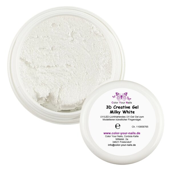 3D Creative Gel Milky White, AUCH perfekt für Dual...