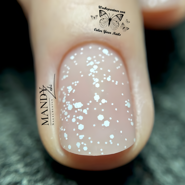 Eggshell Finishgel weiß. In Pinselflasche 5ml