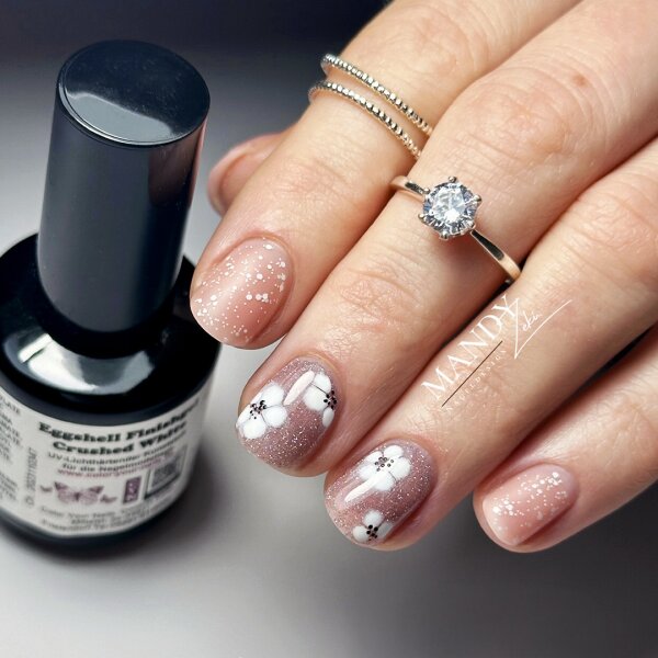 Eggshell Finishgel weiß. In Pinselflasche 5ml