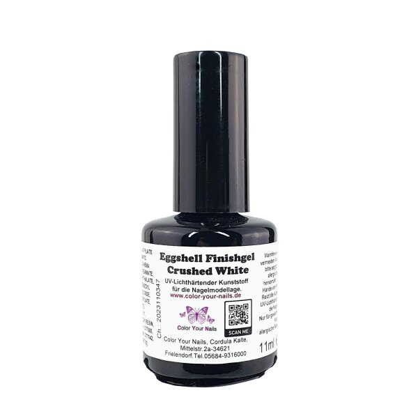 Eggshell Finishgel weiß. In Pinselflasche 15ml