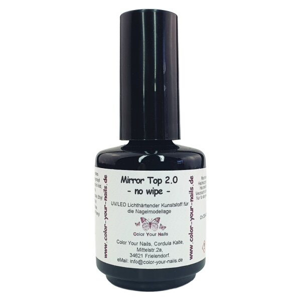 Mirror Gloss - no wipe, vergilbungsfrei, selbst unter dem...