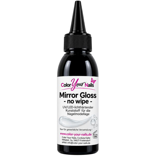 Mirror Gloss - no wipe, vergilbungsfrei, selbst unter dem...