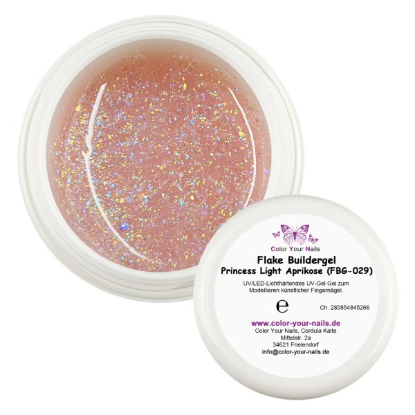 Flake Buildergel Princess light Aprikose (FBG-029)
