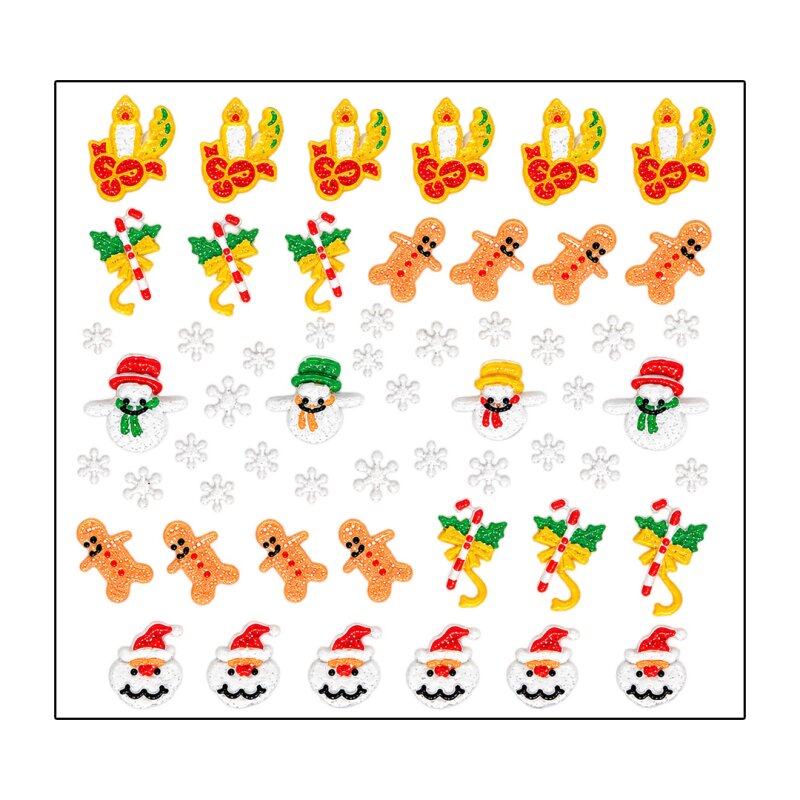 Weihnachtssticker Rehkitz, Schneeflocken, Mistelzweig  XST-0