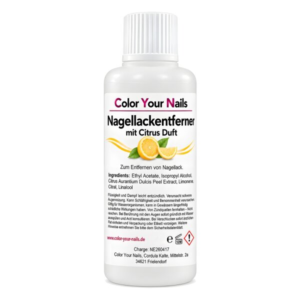 Citrus Duft Nagellackentferner ohne Aceton