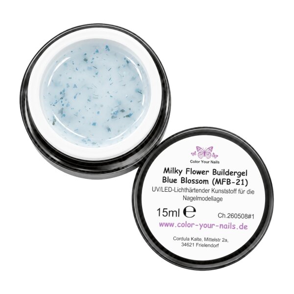 Flower Buildergel.  Blue Blossom (MFB-21)