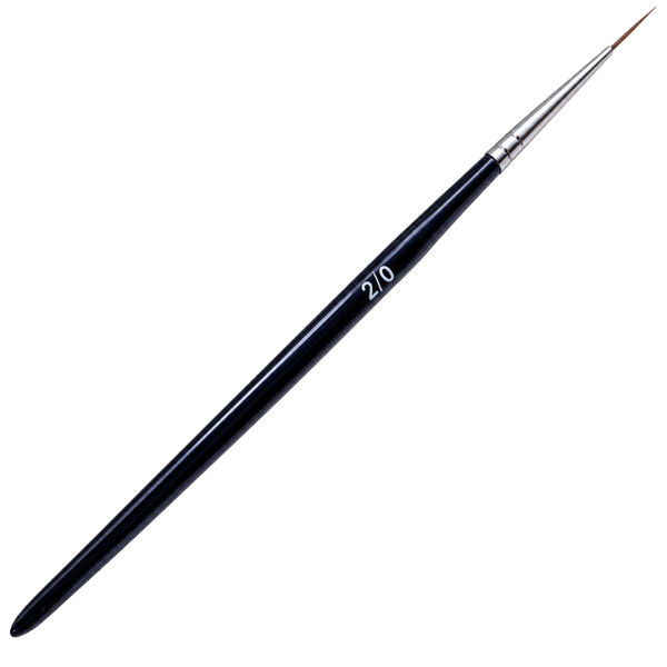 Nailartpinsel, Liner, No. 2, 1,1 cm lang, made in Germany