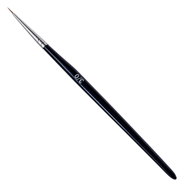 Nailartpinsel 3/0  0,5 cm Haarlänge, made in Germany