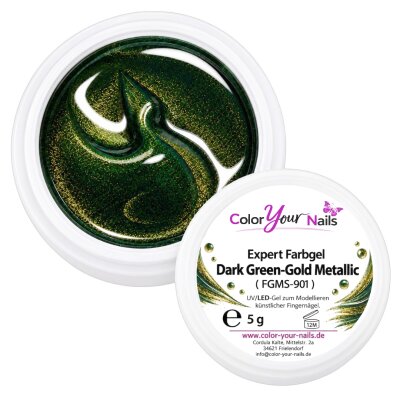 Expert Farbgel Dark Green-Gold Metallic (FGMS-901)