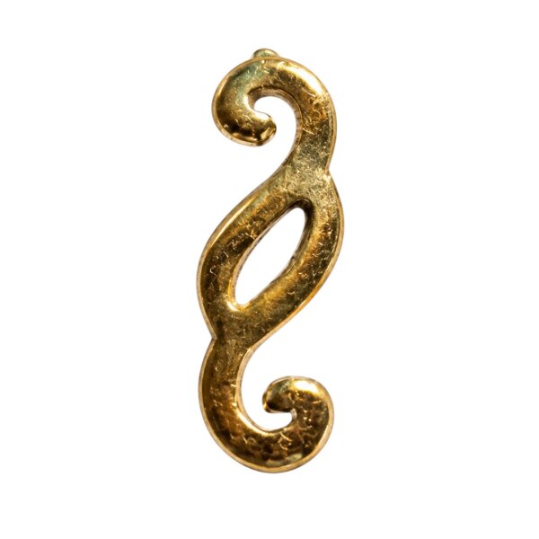 Nailart Metall Einleger Schnörkel. – Gold oder Silber