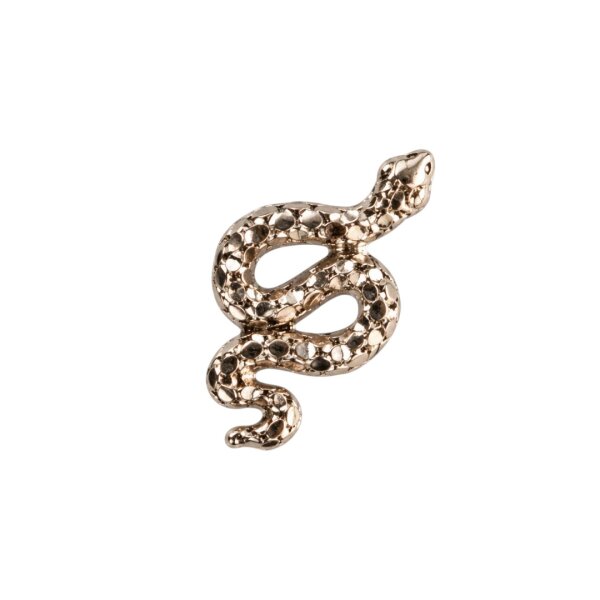 3D Nailart Charm Schlange Champagner Metallic. 925er...