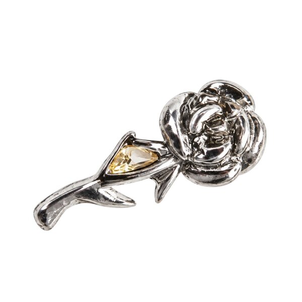 3D Nailart Charm Rose mit champagnerfarbenem Steinchen....