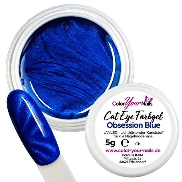 Expert Cat Eye Farbgel Obsession Blue