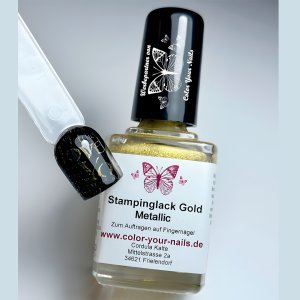 Stampinglack Gold Metallic, Stempellack