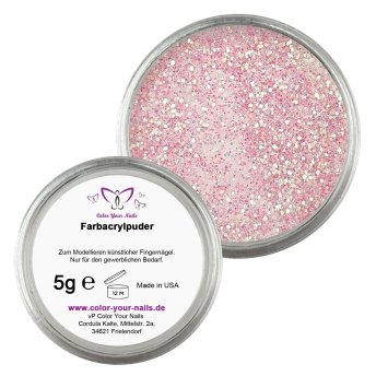 5g Acrylpulver  Malve Glitter