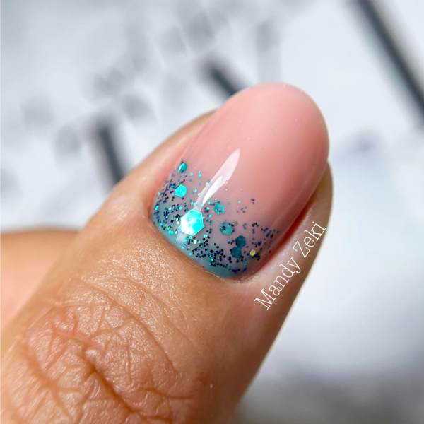 2g Glittermix  Blau- Türkis