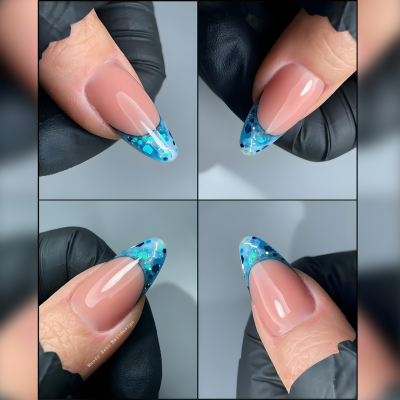 2g Glittermix  Blau- Türkis