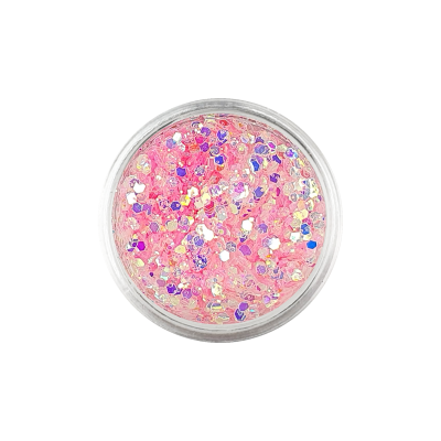 2,5g Glittermix Lachs-Rose. irisierend
