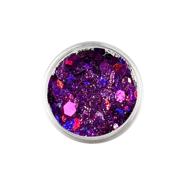 2g Glittermix   Dunkel Lila