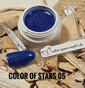 4ml Hologrammgel, Color of Stars Farbauswahl 05- türkis