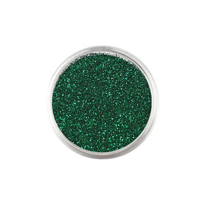 2g Glitterpuder. Körnung 0,2mm. Farbe: grün