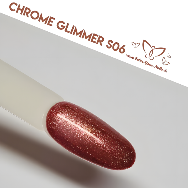 5g Premium Sparkling- Gel. Kupfer Pink (S06)