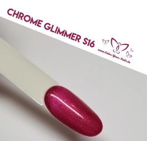 5g Premium Sparkling Chromegel (S-Serie). Wahl: Dark Magenta touch lila (S16)