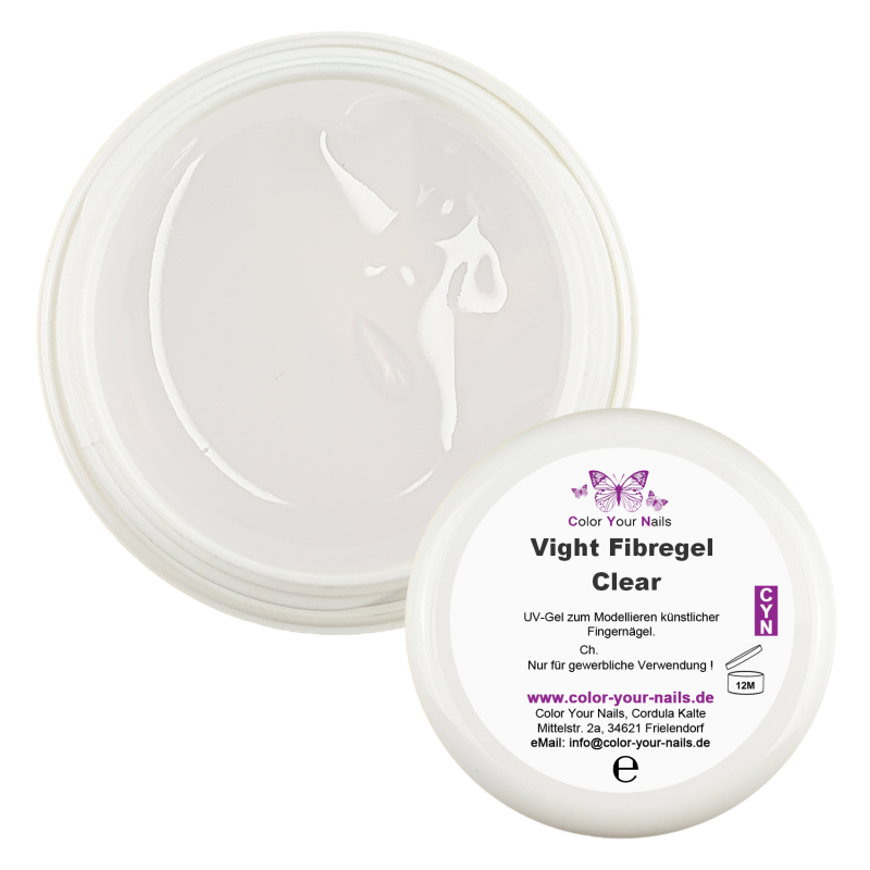 Vight Fibregel Clear. Fiberglasgel transparent