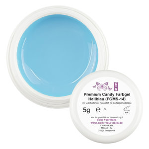 Premium Candy Fabgel. 5g. Farbwahl: Hellblau (FG14)