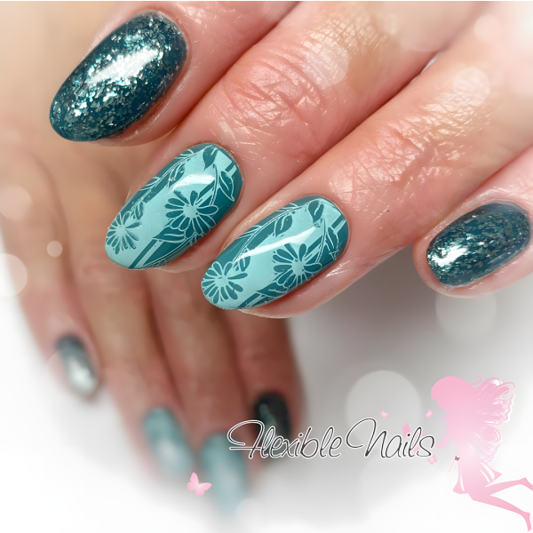5g Premium Fairy Glamgel. Farbe: Blau-Grün (SF-19)