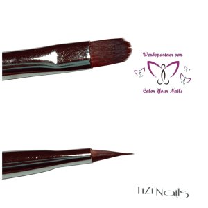 TiZi Nails Wonder Brush, Gr.6, Synthetik Haar, Modellagepinsel made in Germany