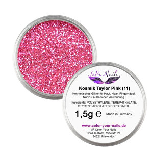 1,5g kosmetischer Glitter von InKo Nailz. Taylor Pink (11)