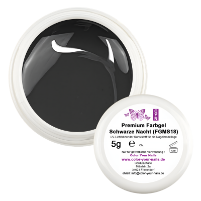 Premium Farbgel Schwarze Nacht (FGMS-18)