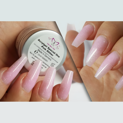 Special One Acrylgel Pink Glitter 15g