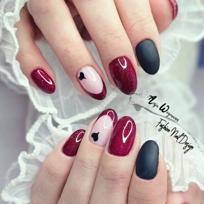 5g Premium Farb-Glittergel Black Cherry Berry (FGG-37)