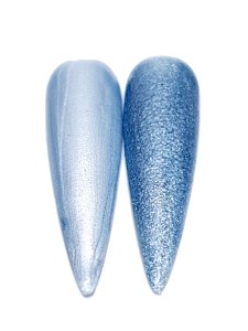 Premium Zwillings Glittergel, Farbe: light blue Glimmer...